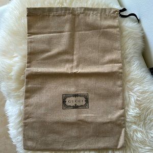 NEW** Gucci Dust Bag 17”x 11.5” in Excellent Condition